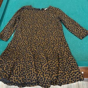 Cute Brown/Black Spotted Dress